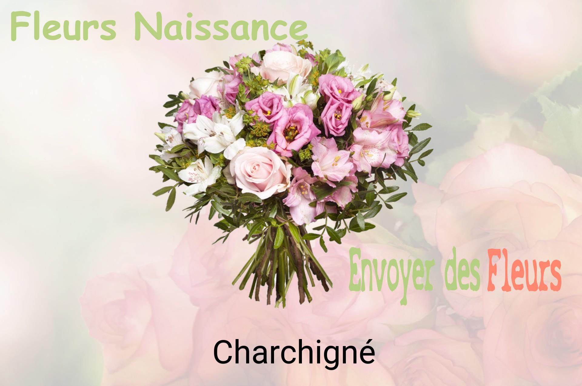Bouquet de fleurs de naissance livré à Charchigné